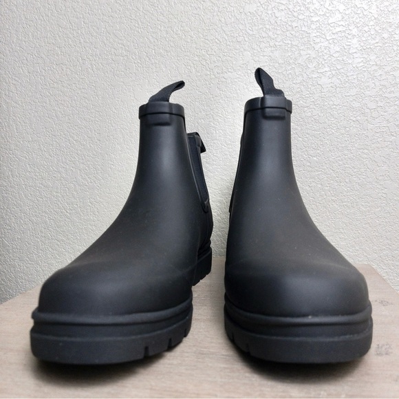 NEW Everlane The Rain Boot 11 Black Ankle Slip Resistant Comfort Rubber Lug Sole - Picture 6 of 15